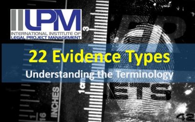 22 Evidence Type Terminology