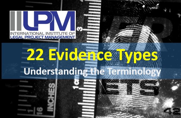 22 Evidence Type Terminology